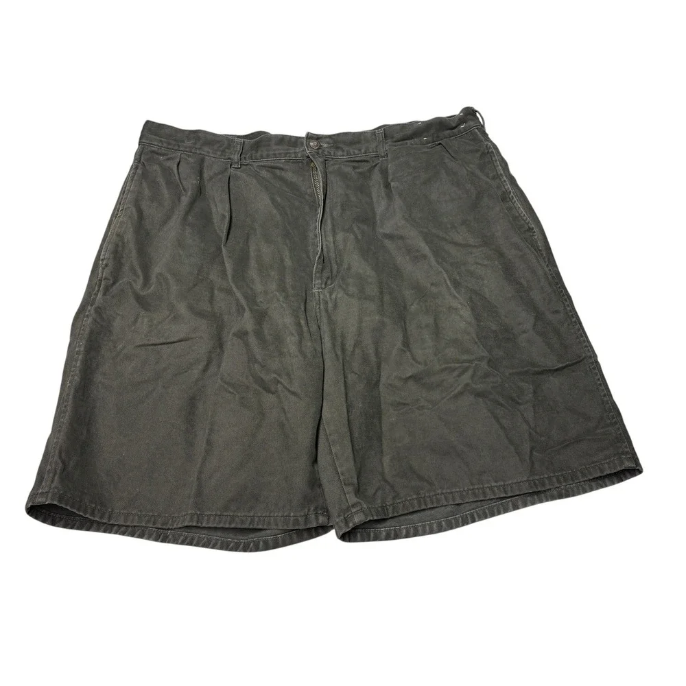 Vintage 90S Polo Ralph Lauren Chino Shorts Mens 38X9 Pleated Green Made in USA